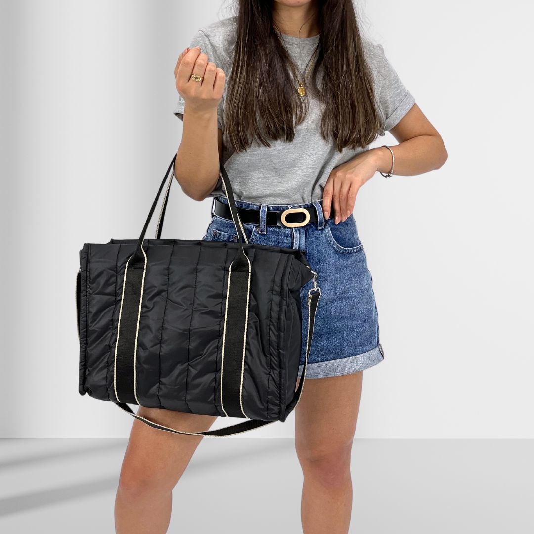 Tote Puffer Jade Bag