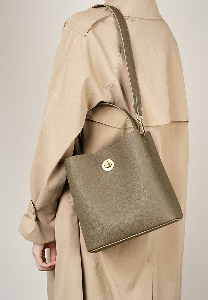 Bucket Genuine Leather Orlando Bag