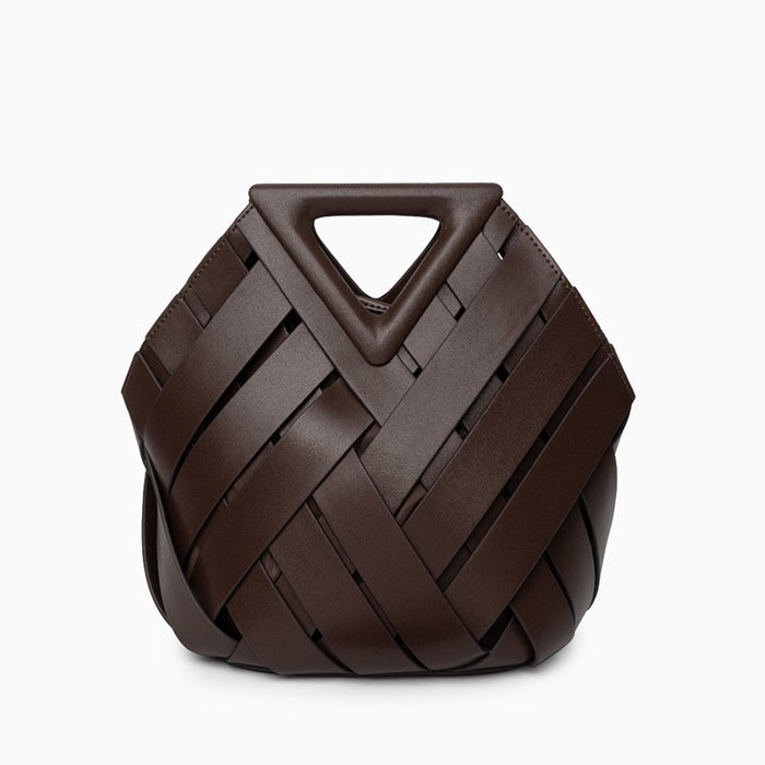 Woven Genuine Leather Lancaster Bag