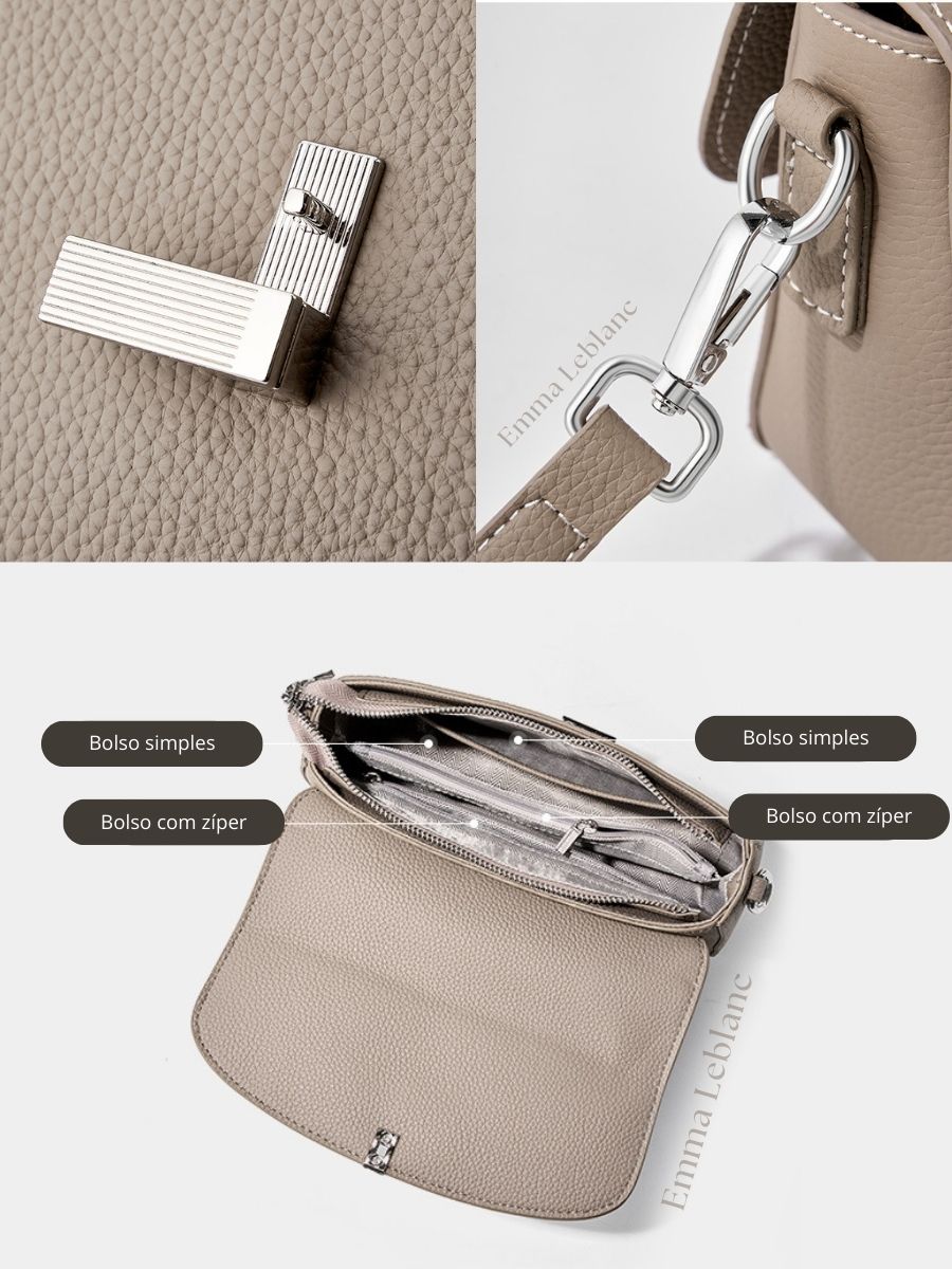 Crossbody Classic Small Genuine Leather Oslo Bag