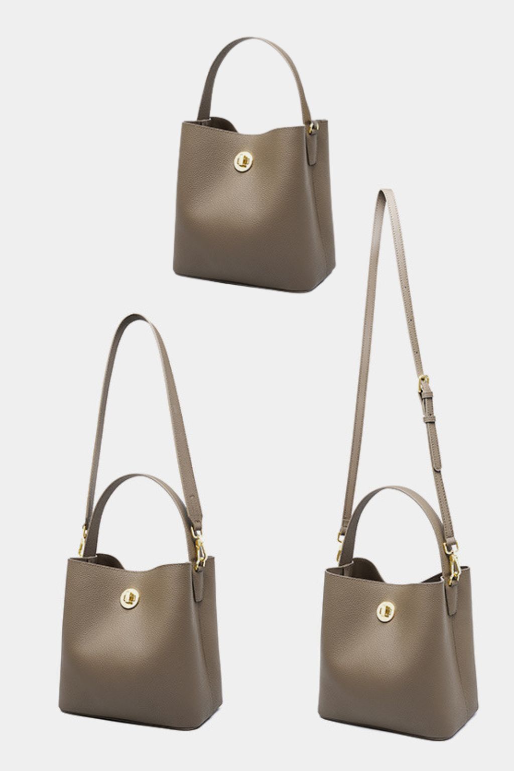 Bucket Genuine Leather Orlando Bag
