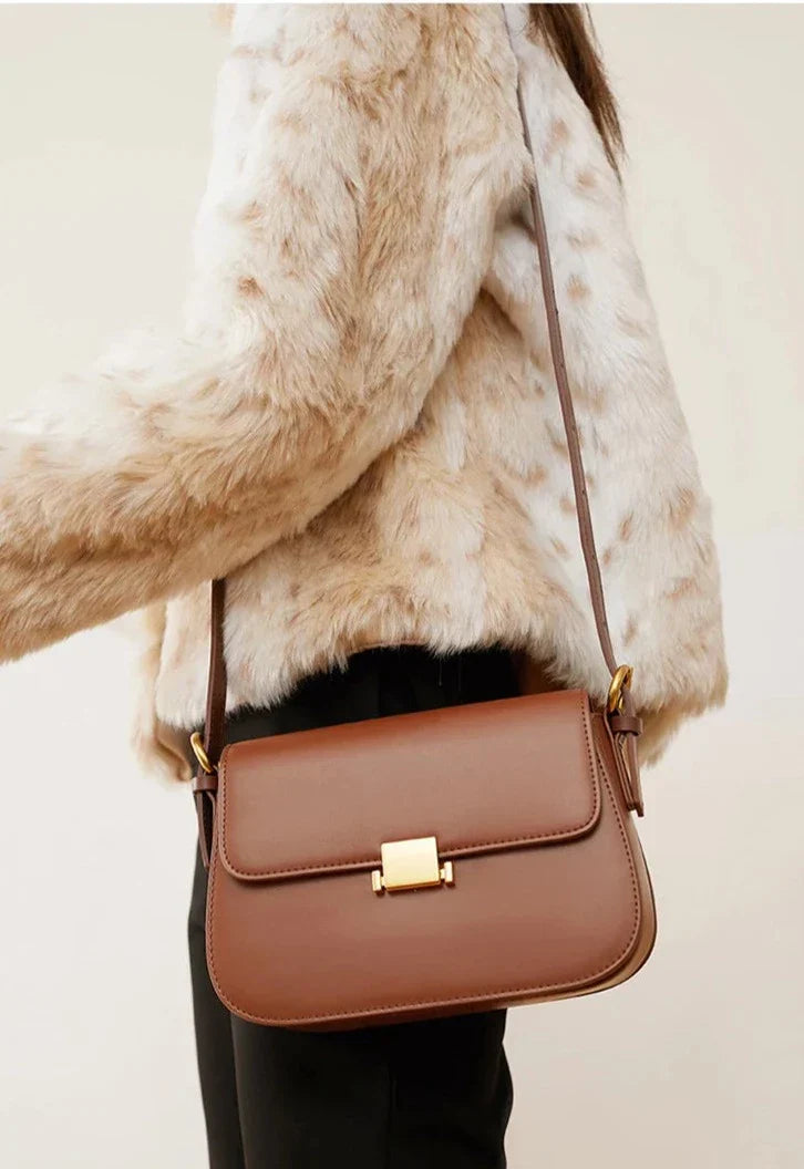 Crossbody Box Genuine Leather Camille Bag