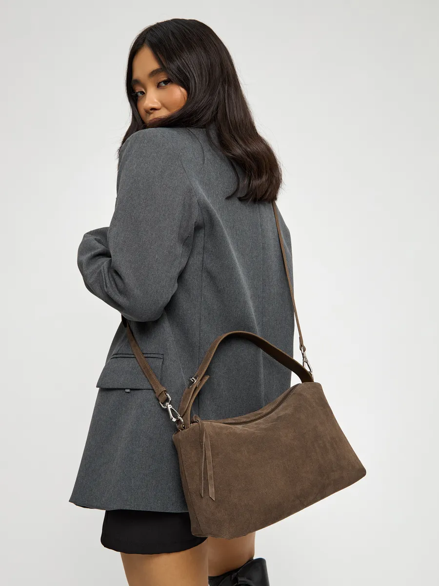 Shoulder Nubuck Leather Austin Bag