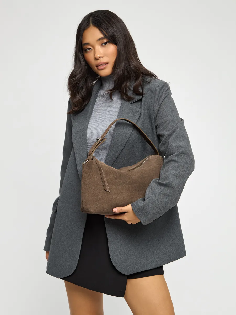Shoulder Nubuck Leather Austin Bag