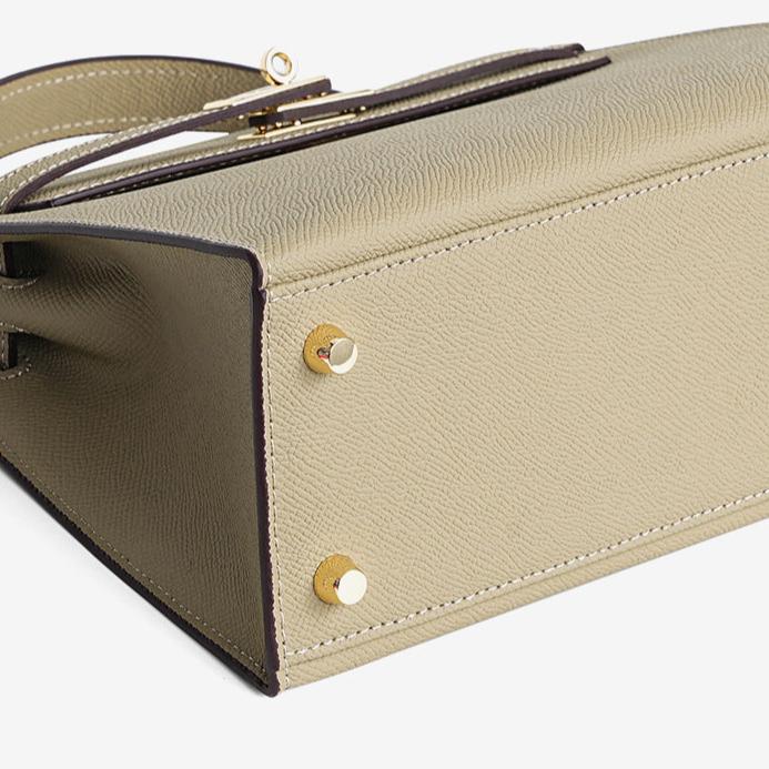 Classic Medium Genuine Leather Madrid Bag – Gold Hardware