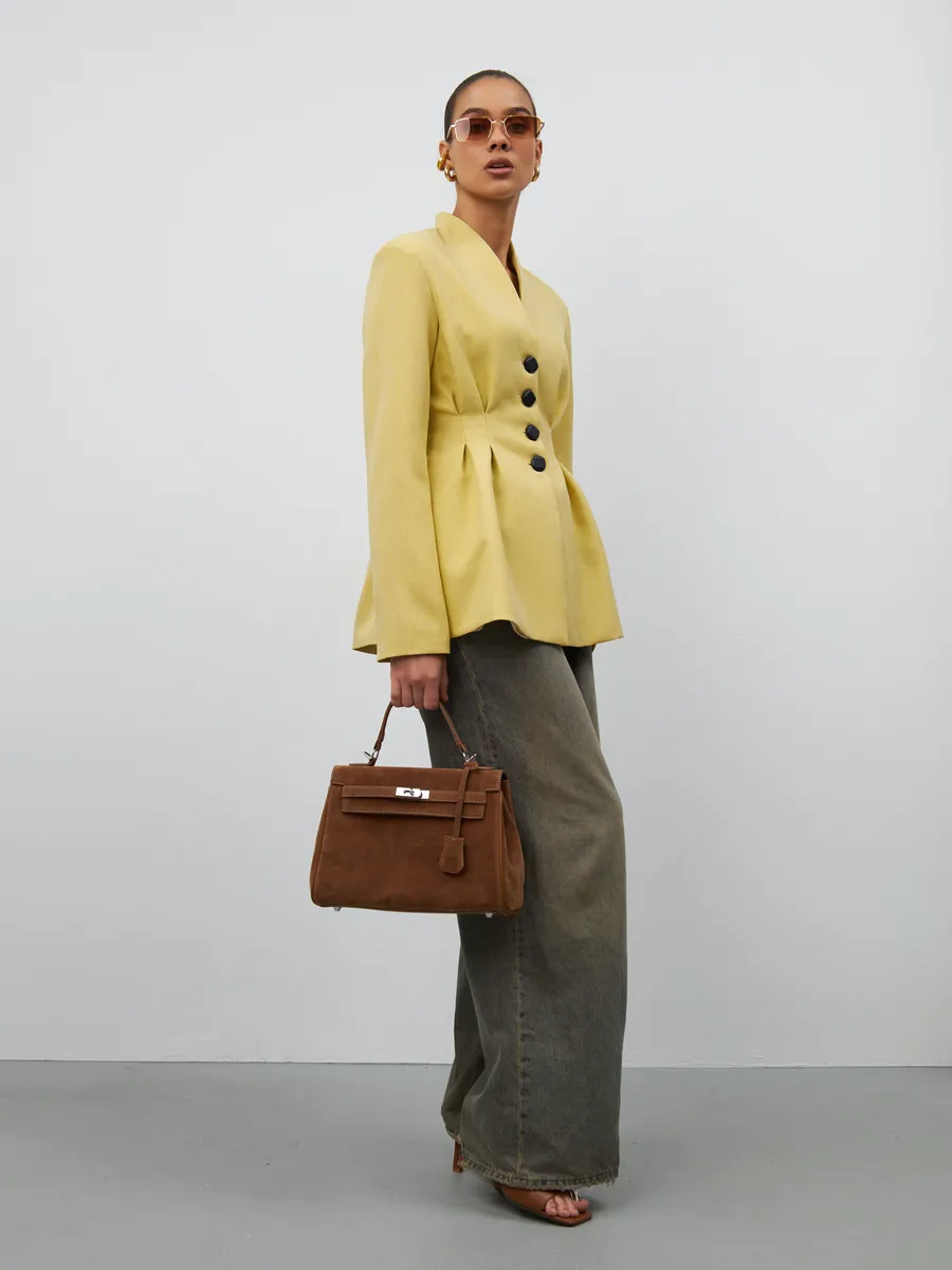 Classic Medium Suede Madrid Bag