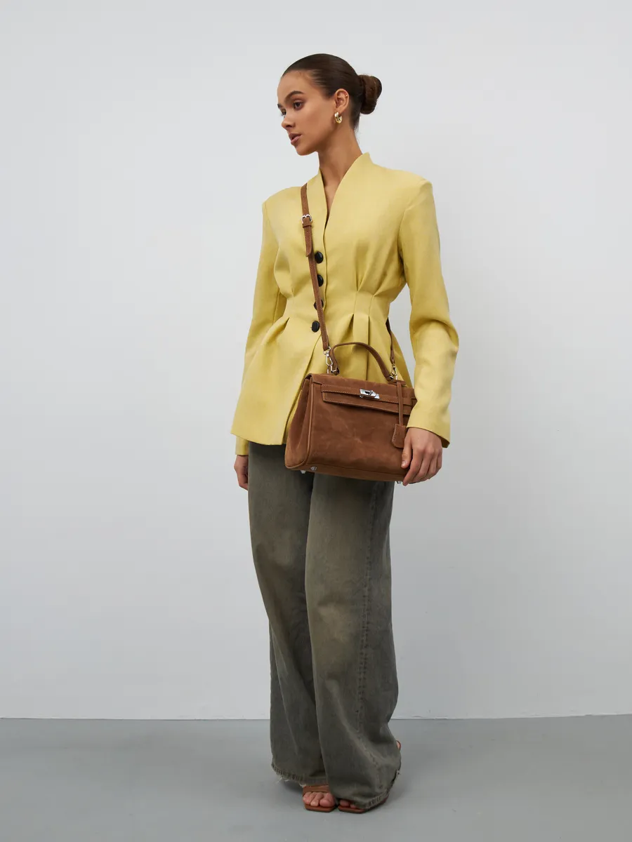 Classic Medium Suede Madrid Bag