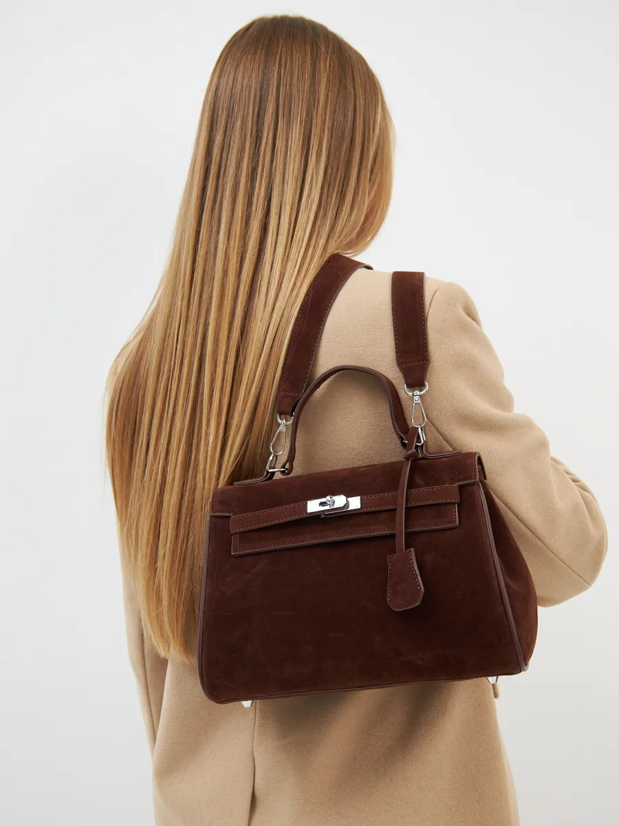 Classic Medium Suede Madrid Bag