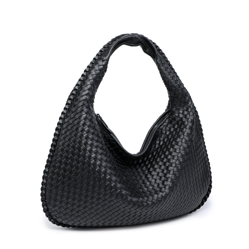 Shoulder Maxi Woven Havana Bag