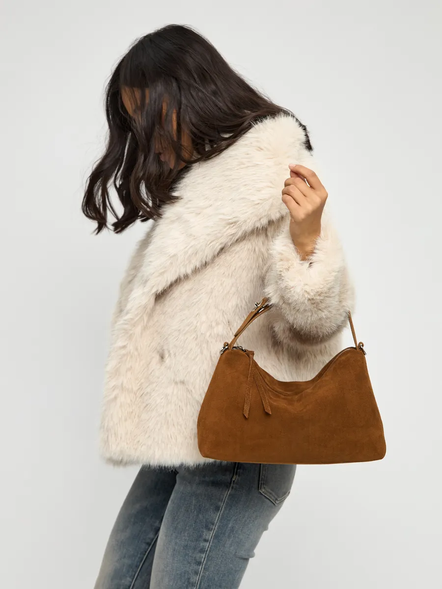 Shoulder Nubuck Leather Austin Bag