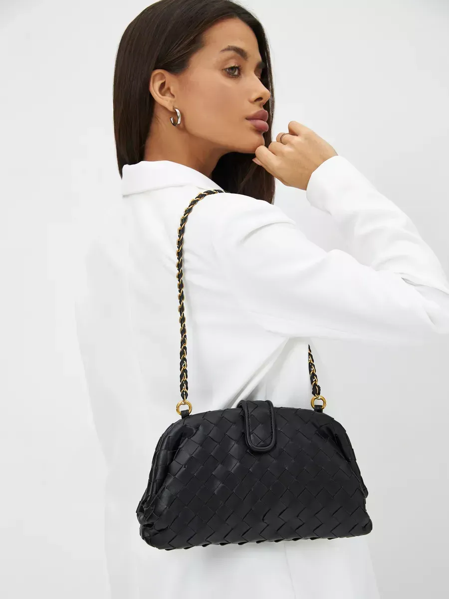 Small Woven Claire Bag