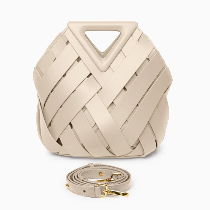 Woven Genuine Leather Lancaster Bag