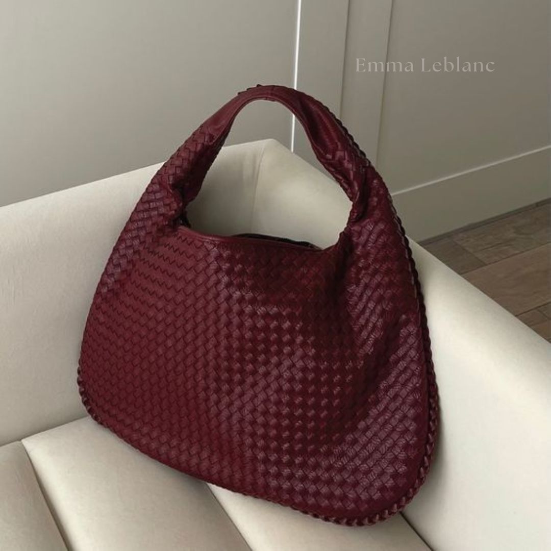 Shoulder Maxi Woven Havana Bag