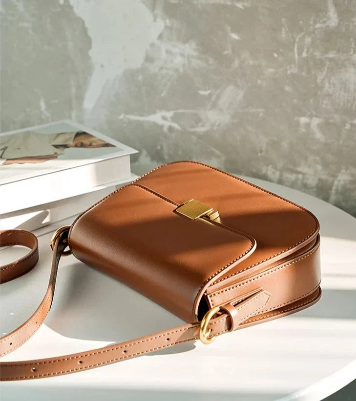 Crossbody Box Genuine Leather Camille Bag