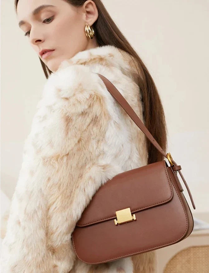 Crossbody Box Genuine Leather Camille Bag