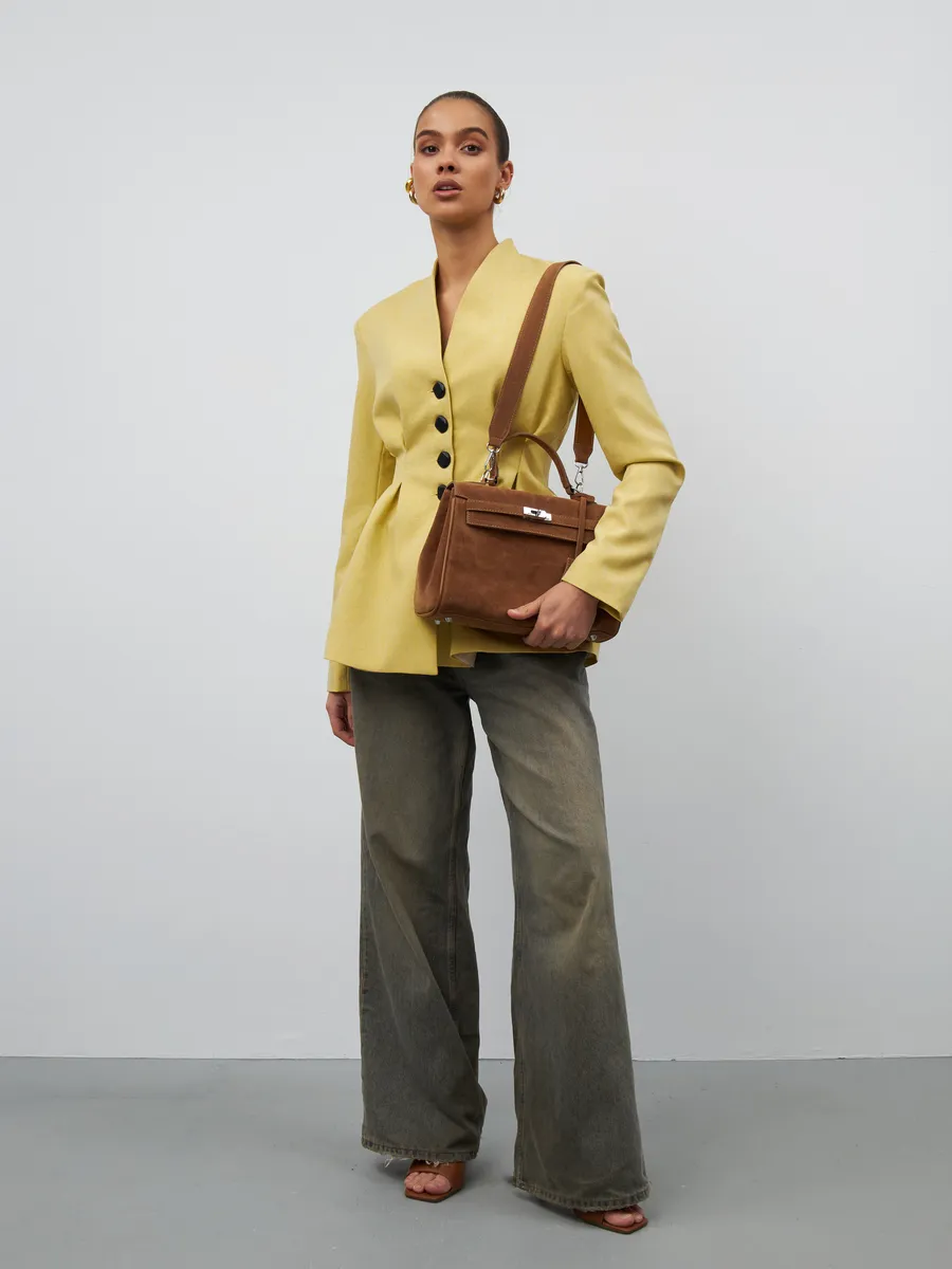 Classic Medium Suede Madrid Bag