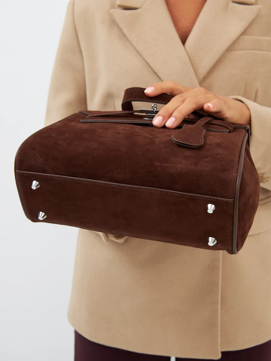 Classic Medium Suede Madrid Bag
