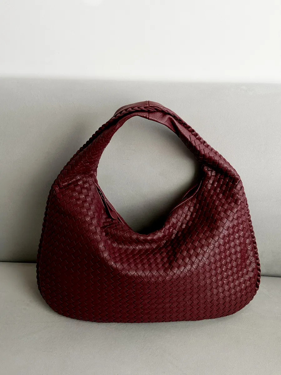 Shoulder Maxi Woven Havana Bag